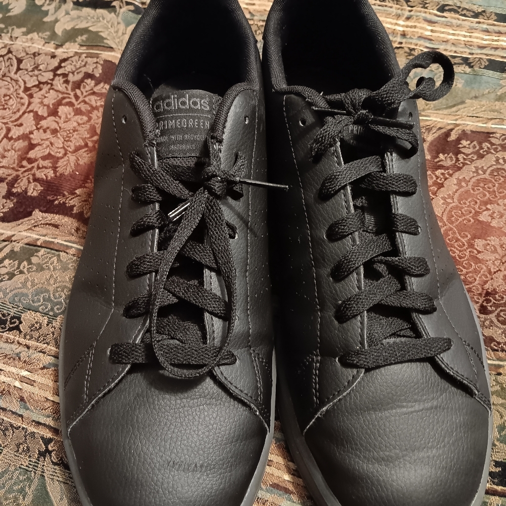 2021 Adidas Advantage Shoes/Sneakers (HO0570) Preowned Black Color Men's Sz 11 - Picture 2 of 13